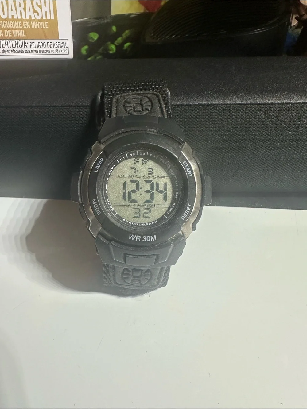Coleman Black Digital Chronograph Watch